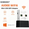 AX900 WiFi 6 USB WiFi Adapter 802.11AX Wireless WiFi Dongle Dual Band 2.4G/5GHz Network Card Driver Free For Win10/11.