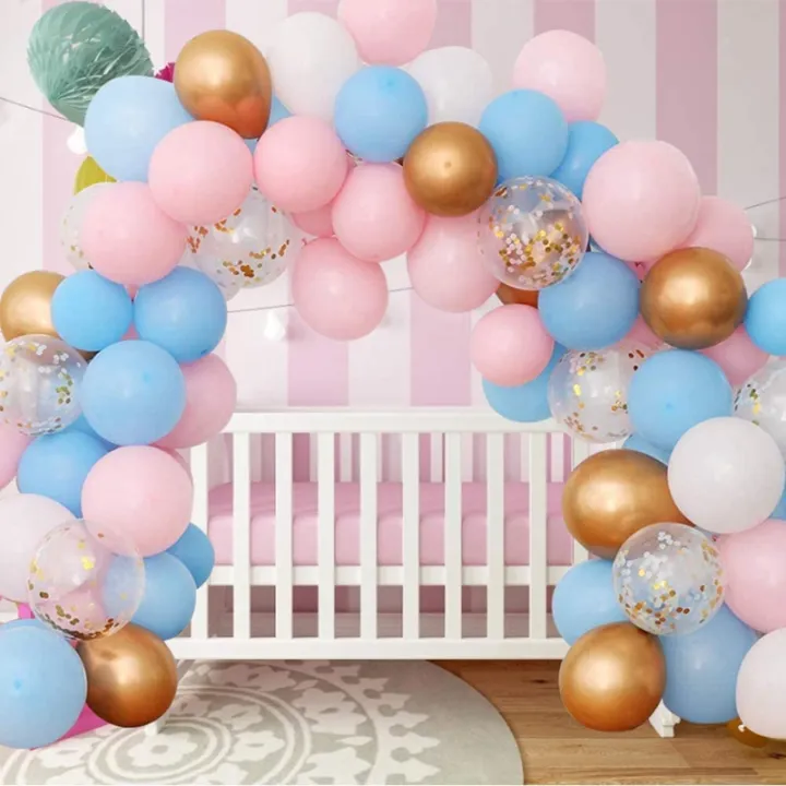 75%20Kit%20Balloon%20Garland,White%20Balloons+Pink%20Balloons+Blue%20Balloons+Gold%20Confetti%20Balloons,Birthday%20Balloons%20Party%20Decor%20-%20Image%206