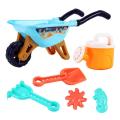 1 Set Beach Sand Toys Set Trolley Shovels 2pcs Sand Molds for Kids Toddlers No Burrs, Safe, Durable and Resistant to Corrosion. 
