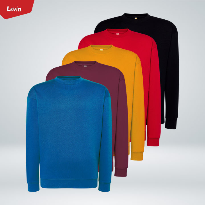 Men's Crew Neck Full Sleeve Winter Sweatshirt From Levin