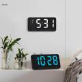 Desk Digital Clock LED Desktop Alarm Clock, Display Dimmer Digital Wall Clock, Electronic Desktop.