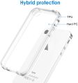 For iPhone 4 and iPhone 4s Shock-Absorption Bumper Cover Anti-Scratch Clear Back (HD Clear). 
