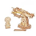 Wooden Medieval Siege Puzzle, Large Archery Bow with War Bricks, Handcrafted Board Game for Kids Teens Adult gift. 