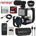 4k Digital Cameras Professional Camcorder for Vlog Video Camera WiFi 48MP Youtube Camera 18X Digital Zoom Camera Digital Webcam.