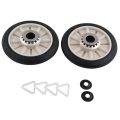 1pcs Dryer Door Switch & 2PCS 349241T Dryer Drum Roller Kit for Sears.