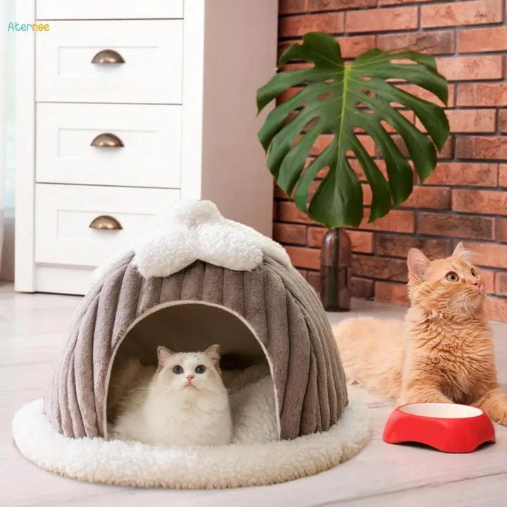 Dog%20Cat%20Bed%20Semi%20Enclosed%20Pet%20Cat%20Nest%20for%20under%206%20Catties%20Pomeranian%20Kitten%20-%20Image%203