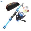 Kids Fishing Rod and Reel Combo Travel for Saltwaters Fresh Waters Kid Fishing Pole for Starter. 