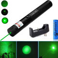10 Mile 532nm Adjustable Focus Green Laser Pointer Beam Light Pen + Star Cap 5mw. 