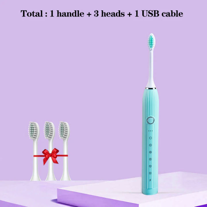GeZhou%20Electric%20Sonic%20Toothbrush%20&%20Water%20Flosser%20USB%20Charge%20Waterproof%203%20Modes%203%20Brush%20Heads%20Toothbrushes%20Teeth%20Cleane%20Row%20-%20Image%209