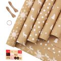 Wrapping Paper Sheets,for Christmas Birthday Party Wrapping Paper Set of 5 Gift Wrap Papers,Present Gift Wrapping Paper. 