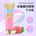 The new niacinamide whitening toothpaste removes yellowing stains, clears bad breath and brightens teeth, peach flavor, fresh breath toothpaste.