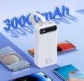 REMAX RPP-522 20W+22.5W PD+QC Powerbank 30000 mah Portable Smart Multi-compatible Fast Charging Power Bank 30000mah-BLUE By Elover. 