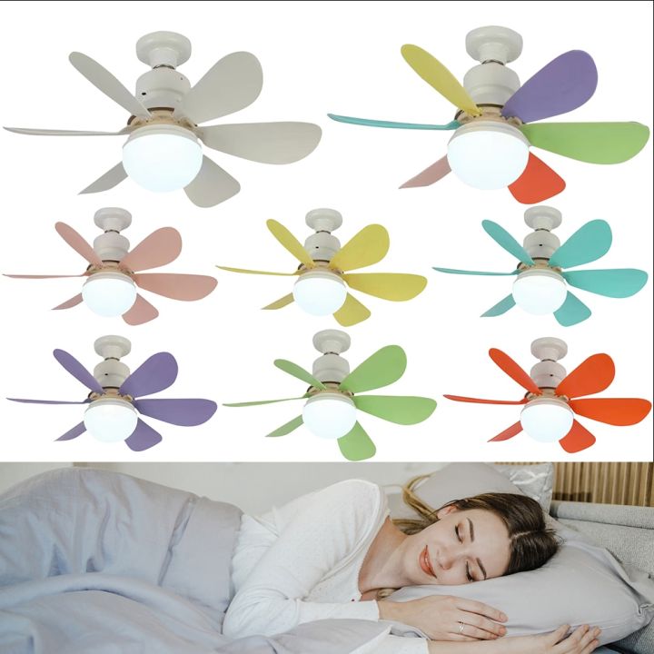 Modern Ceiling Fanlight 30W Low Profile Ceiling Fans 86V-265V Chandelier Ceiling Fan 3 Fan Speeds for Living Room Kitchen