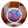 Qiunery Soccer Neon Sign For Bedroom, Battery/USB Powered LED Football Neon Lamp Sports Neon Sign For Home Bedroom Club Party Wall Hanging Decor.