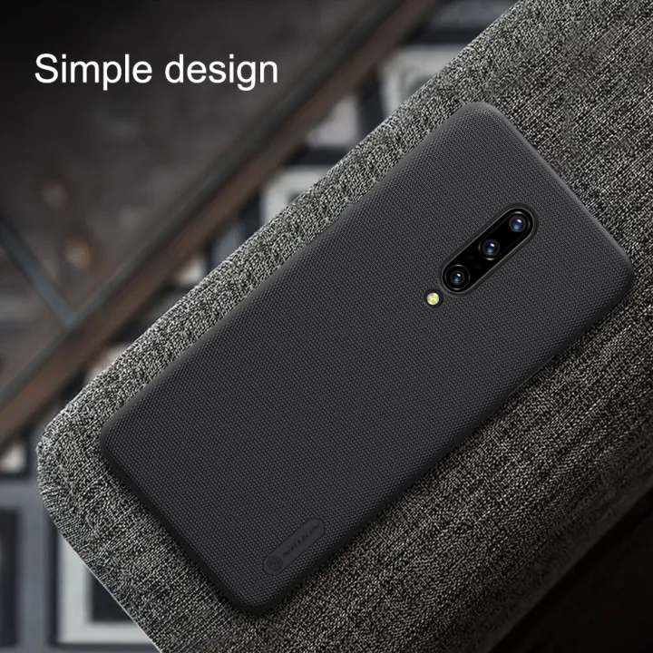 NILLKIN%20(1+7%20Pro)%20Super%20Frosted%20Shield%20hard%20back%20cover%20case%20for%20Oneplus%207%20Pro%20-%20Black%20-%20Phone%20Back%20Cover%20(Back%20Case%20Cover%20For%20Smartphone)%20-%20Image%205