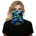 Print Headband Magic Bandana Microfiber Seamless Tubular hijab Neck Tube Sports Headwear Motorcycle kerchief - Random.