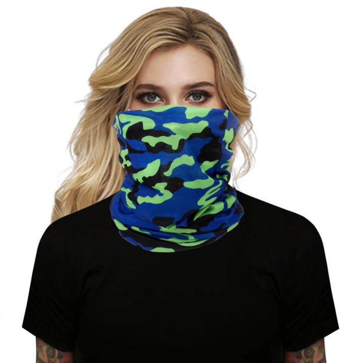Print Headband Magic Bandana Microfiber Seamless Tubular hijab Neck Tube Sports Headwear Motorcycle kerchief - Random