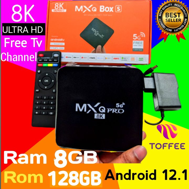 MXQ%20Pro%2012K%205G%20-%208GB%20RAM/128GB%20Rom,%20Android%2012.1,%20Android%20Smart%20TV%20Box,%208K%20TV%20Box,%20YouTube%20Player%20-%20Image%203