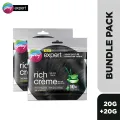 Godrej Expert Crème Hair Colour Natural Black 20g (Combo Pack). 