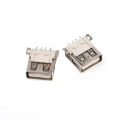 10Pcs USB2.0 Type A Standard Port Female Solder Jacks Connector PCB Socket USB-A type SMT 4Pin jingu.