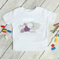 Winnie The Pooh Cute Minimalist Print Kids T Shirt Disney Summer New White O Neck Unisex Child T-Shirt Four Seasons. 