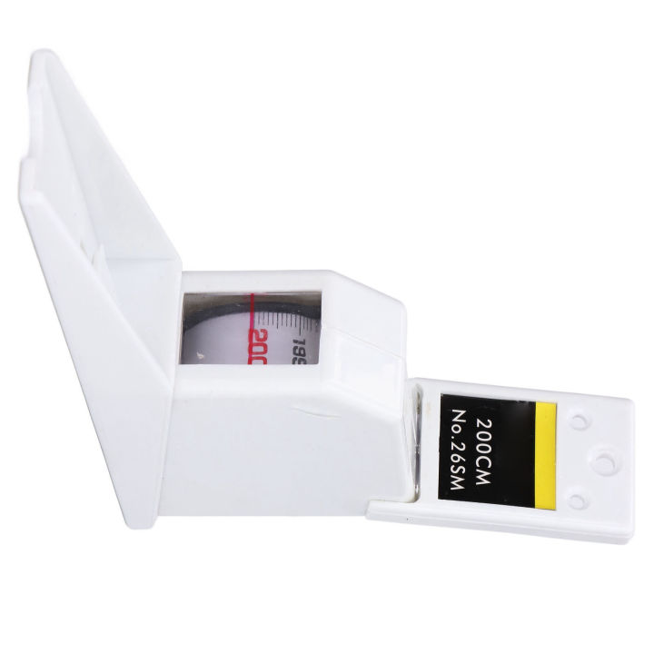 200cm Height Meter Measuring Ruler Wall Mounted Retractable Tape Measure