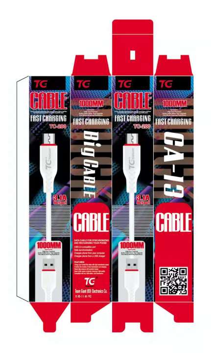 Mini USB 2.0 Cable fast charging and big cable 1000mm