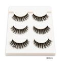 QSTY 3D New Fashion Style Mink Eyelash For individual Makeup Natural Wispy Eyelashes Extension Hand Made False lashes 3DT25. 