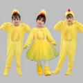 Kids Duck and Chick Cosplay Outfit Animal Costume Girls and Boys Yellow Duck Dancing Cute Clothes Chick Ugly Duckling Goose. 