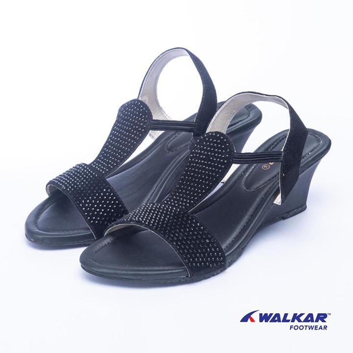 Walkar Ladies Wedge-Back Belt Sandal