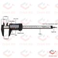 Glass Fiber Digital Caliper Measuring Tools 6″ Inch 150 mm Carbon Fiber Vernier Calipers With Large LCD Display Inch Metric Conversion Hand Tool. 