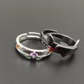 New Anime NEON GENESIS EVANGELION EVA Ayanami Rei Asuka figure Open Couple ring Male and Female ring Cosplay props Gifts.