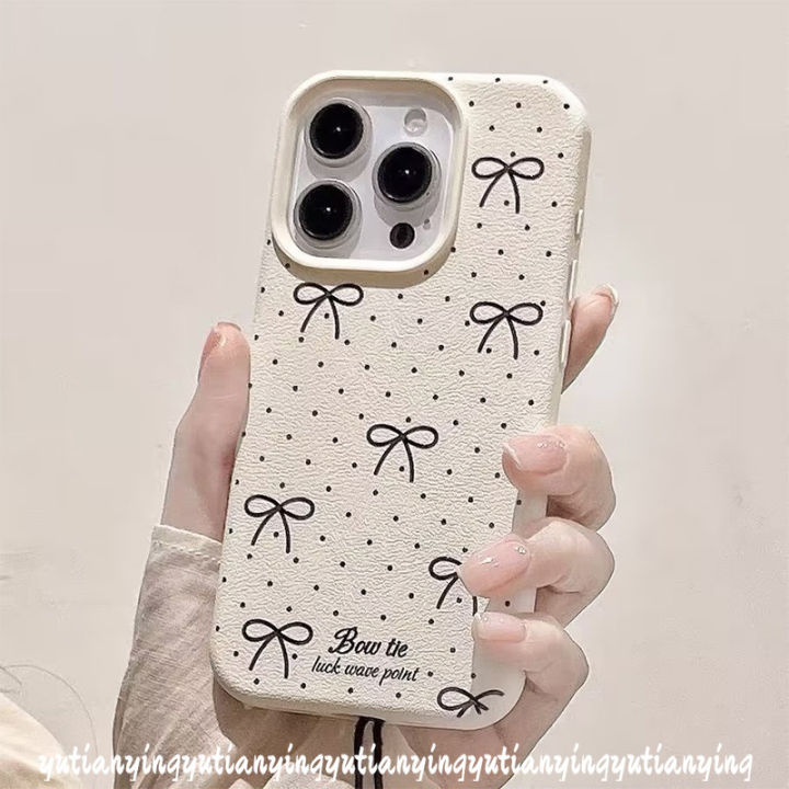 Trendy%20Brand%20Simple%20Cute%20Bow%20Knot%20Creative%20Candy%20Bow%20Case%20Compatible%20for%20IPhone%2011%2013%2012%2015%2014%20XR%2016%20Pro%20Max%20XS%20X%20Max%2016%2014%2015%20Plus%20Luxury%20Leather%20Texture%20Skin%20Feel%20Soft%20Cover%20-%20Image%206