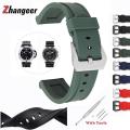 22mm 24mm 26mm Soft Strap For Panerai PAM Fat Sea Rubber Strap watch Accessories Pure Color Silicone WristStrap Waterproof Bracelet With Tools. 