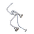 Sink Drain and Pipe Set, ABS Kitchen Sink Drainer Pipe for Bathroom. 