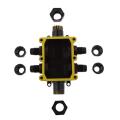 Promotion Black Junction Box Junction Box Waterproof Ip68 Junction Box Terminals - 6 Terminals. 
