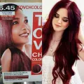 Tov Red Rose Hair Color. - Hair Brush. 