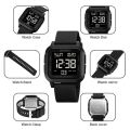 SKMEI 1894 Square Sports Waterproof Multifunctional Luminous Watch.