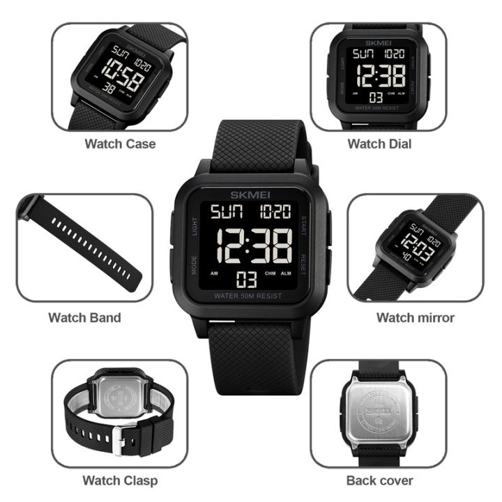 SKMEI%201894%20Square%20Sports%20Waterproof%20Multifunctional%20Luminous%20Watch%20-%20Image%209