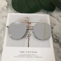 Mirror Sunglasses Men Or Women OVal Brand Designer Sun Glasses aviation Pink Rose Gold Eyeglasses Metal Frame How Sale. 