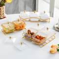 Dried Fruit Tray with Lid Nordic Serving Platter for Wedding Sweet Cookies.