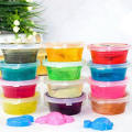 12 Pieces Kids Crystal Clay Slime Toys, Children Educational Creative Handmade DIY Toys, Stress Relief Sludge Toy - Multi Color. 