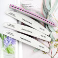 5/10Pcs Grey Nail Files 100 180 Grit Banana Buffer Filer Reusable Nail Supplies For Professional Manicure Accessories Art Tools.