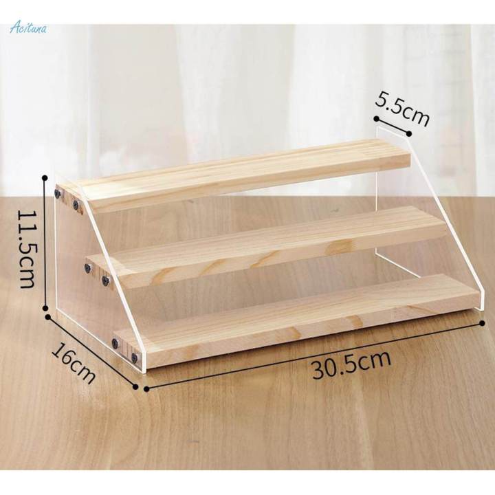 Multi-use%20Three%20Layer%20Clear%20Display%20Rack%20Makeup%20Dolls%20Ladder%20Riser%20Stand%20-%20Image%202