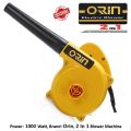 Orin 2 in 1 Electric Blower Vaccum PC dust cleanning machine 1000/1200 watt. 