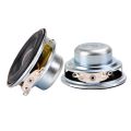 2Pcs/lot 40MM 4 Ohm 5W Audio Portable Speakers 1.5 Inch 16 Core Small Full Range Rubber Side NdFeB Waterproof DIY Speaker.