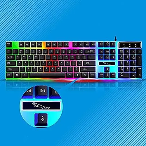 SOONGO%20G21B%20Keyboard%20Wired%20USB%20Gaming%20Mouse%20Flexible%20Polychromatic%20LED%20Lights%20Computer%20Mechanical%20Feel%20Backlit%20Keyboard%20Mouse%20Set,Black%20(Black-G21B)%20-%20Image%203