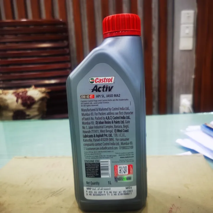 Castrol%20Activ%203X%20Protection%20Synthetic%20Technology%20Engine%20Oil%2020W%2040%20(1%20Liter)%20-%20Image%204