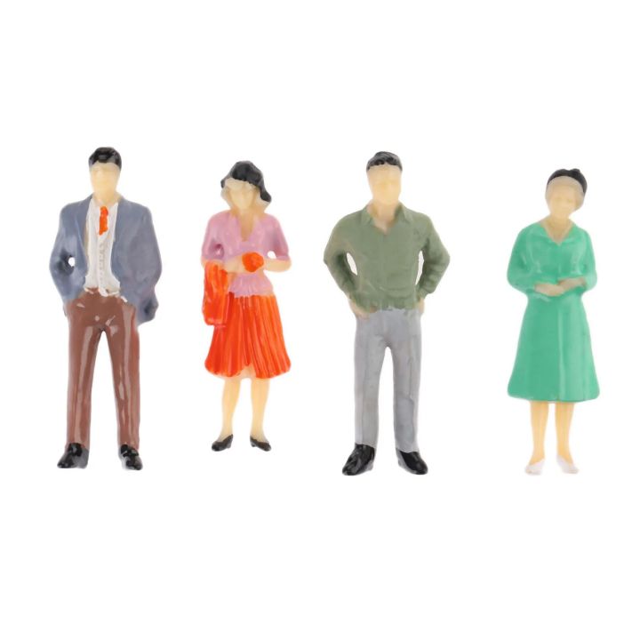 10pcs/lot%201:50%20Scale%20Model%20ABS%20Plastic%20Peoples%2036MM%20Miniature%20Figures%20Architectural%20Models%20Human%20Scale%20Model%20Multicolor%20-%20Image%202