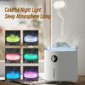 Volcano Flame Essential Oil Aroma Diffuser 350ML Smoke Ring Air Humidifier USB Ultrasonic Mist Maker Fragrance Mini Humidifier. 